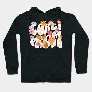 Cute Corgi Dog Mom Women Hoodie